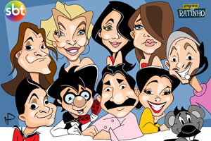 Turma do Ratinho ganha caricatura do programa; amplie a foto