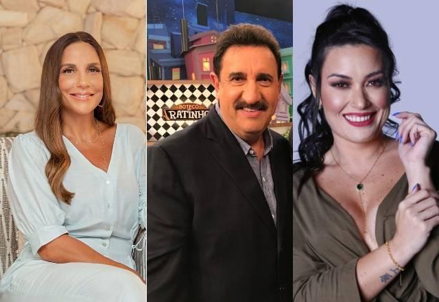 Ivete Sangalo, Ratinho e Milene Pavorô