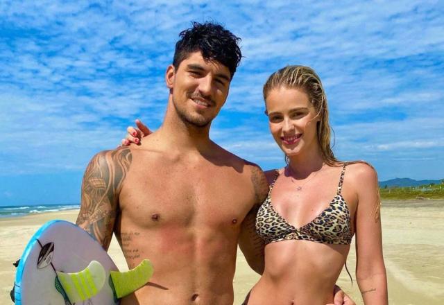 Yasmin Brunet e Gabriel Medina