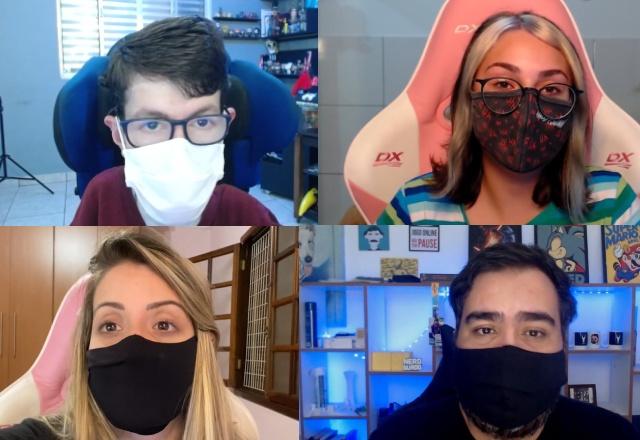 Campanha #EuMeCuido com streamers do SBT Games