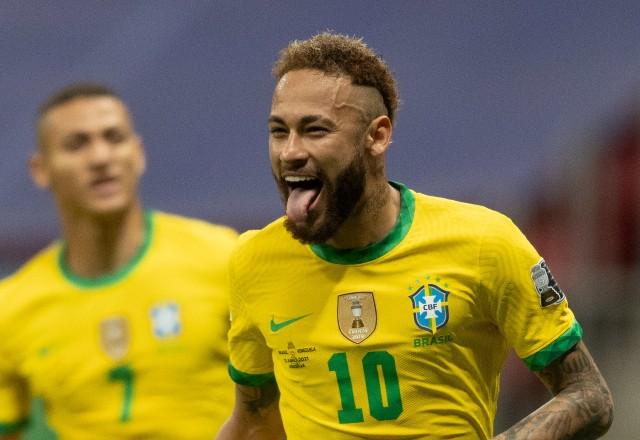 Neymar faz boa partida em estreia do Brasil pela Copa América
