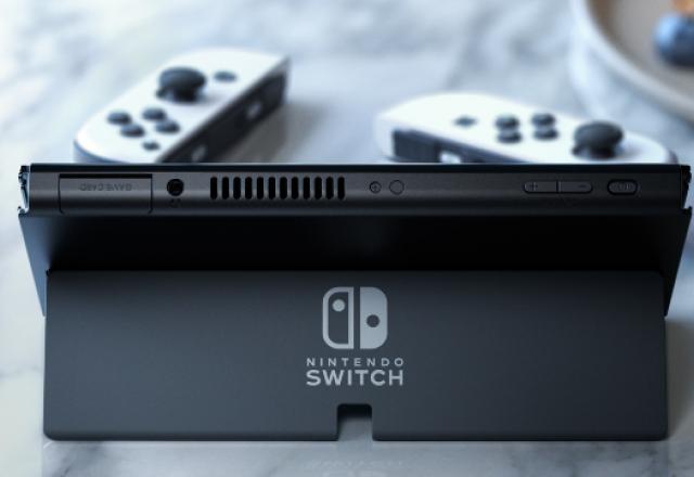 Imagem promocional do Nintendo Switch OLED