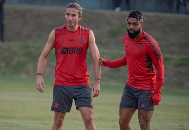 Gabigol Brinca Com Filipe Luís: "Vai Me Treinar E Eu Não Vou Te ...