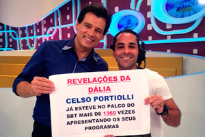 Você sabe quantas vezes Celso Portiolli esteve no palco do SBT?