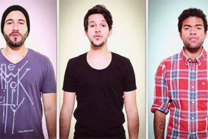 Trio de cantores faz sucesso na web com músicas do Chaves