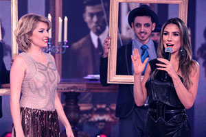 Covers de Taylor Swift e As Marcianas se apresentam no Máquina