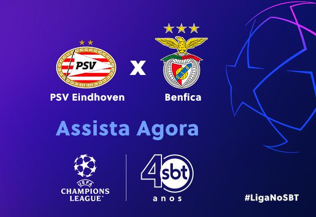 Nesta terça-feira, 24, SBT exibe jogo entre PSV Eindhoven e Benfica pela Champions  League - Jornal do Oeste