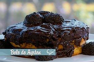 Receita ´Bolo da Vida do Ayrton´