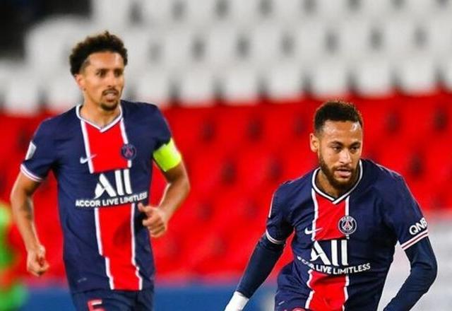 Marquinhos e Neymar, brasileiros do PSG