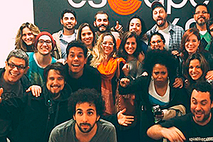 Equipe do The Noite aproveita a folga no Escape 60!