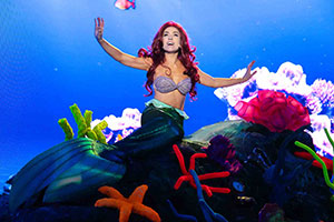 Patricia se transforma na Pequena Sereia: ´Nem acredito que topei´