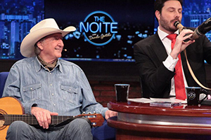 Danilo Gentili toca berrante com Sérgio Reis no The Noite desta segunda