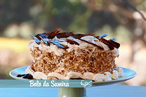 Receita do Bolo de Dia dos Pais da Samira
