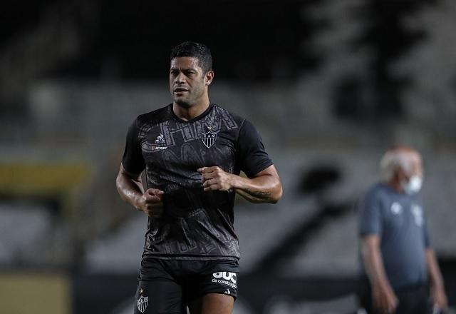 Hulk durante aquecimento