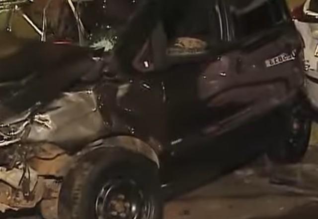 Motorista com tornozeleira eletrônica fura sinal e causa acidente