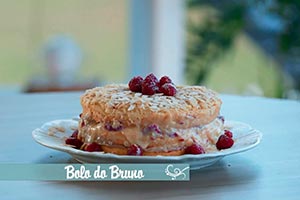 Receita do Bolo de Brigadeiros do Bruno