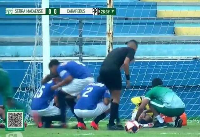 Tiroteio interrompe partida de futebol em Macaé 