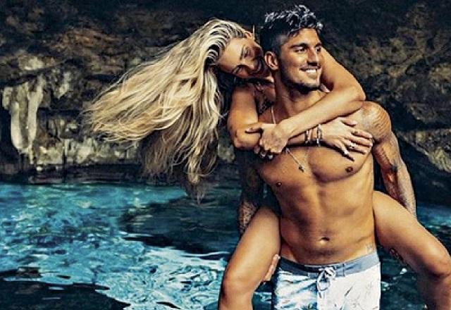 Yasmin Brunet e Gabriel Medina