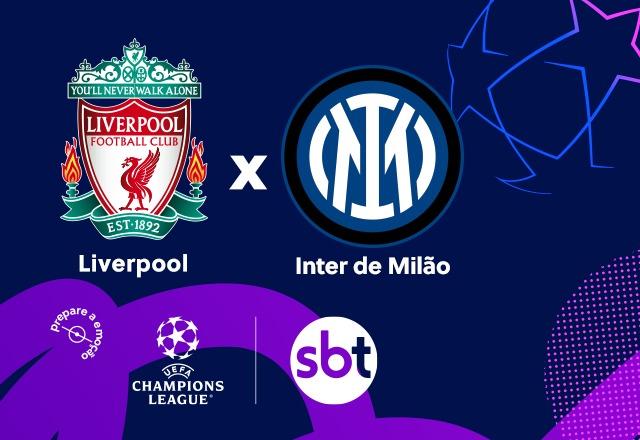 Champions League no SBT hoje: onde assistir Liverpool x Inter de Milão