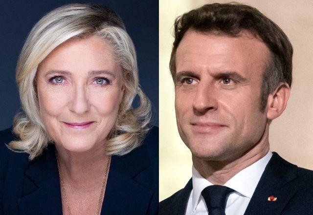 Em 2017, Macron venceu Le Pen no pleito com ampla vantagem | Reprodução