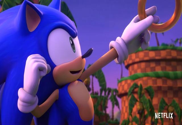 Imagem de Sonic Prime divulgada pela Netflix