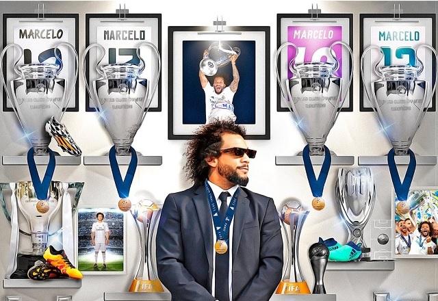 Champions: Marcelo pode se despedir do Real como 2º maior vencedor