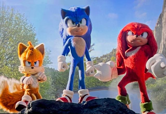 Paramount anuncia 'Sonic 3' e série focada em Knuckles, personagem da saga