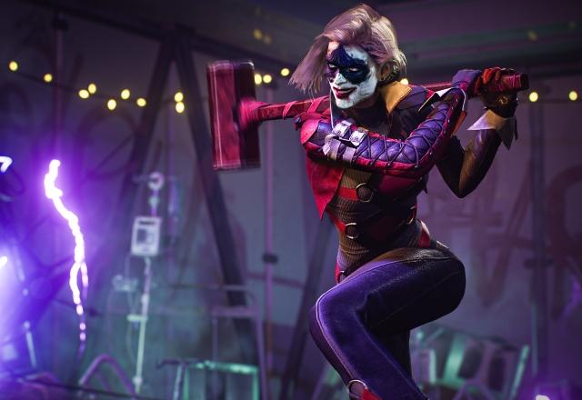 Imagem promocional de Arlequina em Gotham Knights
