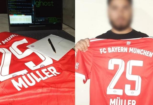 BAYERN DE MUNIQUE / CAMISA AUTOGRAFADA - Camisa oficial