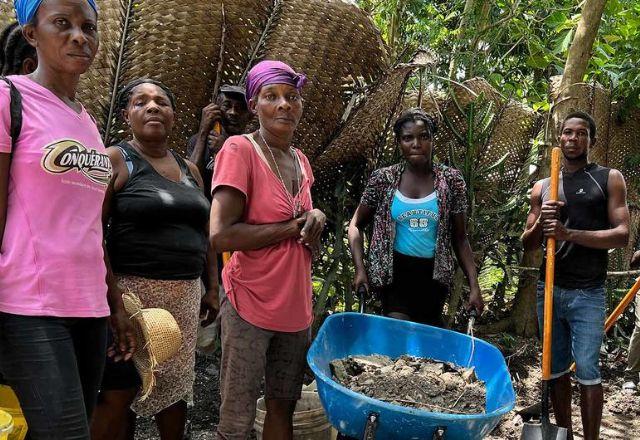 No total, estima-se que 4,7 milhões de pessoas - quase metade da população do Haiti - estejam passando fome | Daniel Dickinson/ONU Haiti