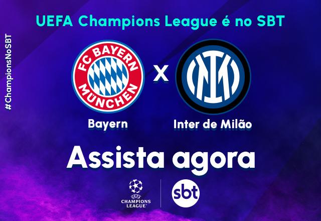 Ao vivo: assista Bayern de Munique x Inter de Milão pela Champions League -  SBT