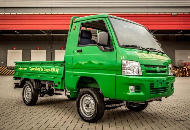 Veículo de carga brasileiro tem preço 'barato' se considerado outros modelos de caminhões elétricos | Hitech/Divulgação