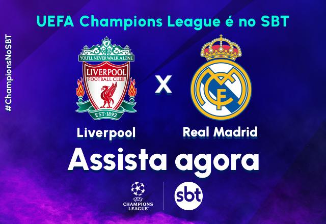 HBO Max transmite com exclusividade Real Madrid x Liverpool