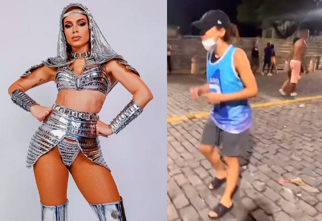 Anitta se disfarça e curte Carnaval de Salvador nas ruas: 'Ninguém