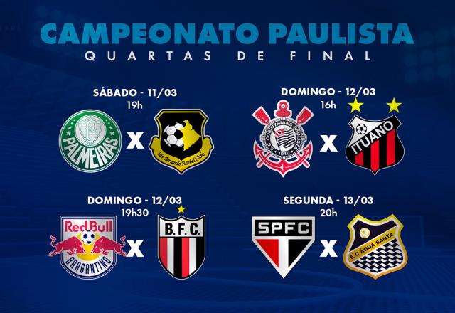 Paulistão on X: TEM QUARTAS DE FINAL VINDO AÍ! 🔥 #FutebolPaulista  #PaulistãoSicredi  / X