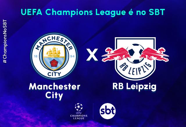 CHAMPIONS LEAGUERB Leipzig x Manchester City: onde assistir ao jogo de ida  das oitavas da Champions?