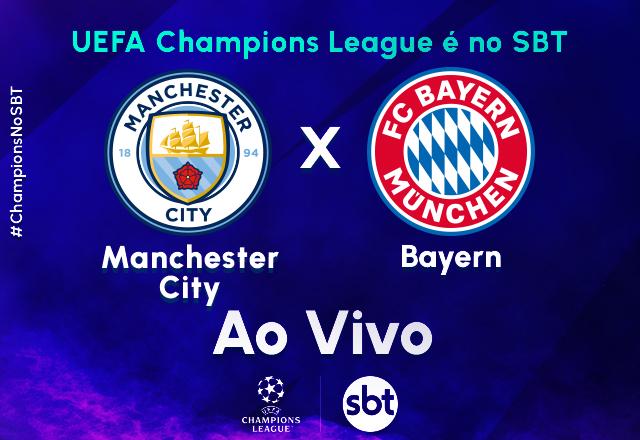 SBT confirma transmissão de Manchester City x Bayern pela Champions