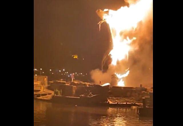 Dragão de 10 metros pega fogo durante show em parque da Disney na  Califórnia; VÍDEO, Mundo