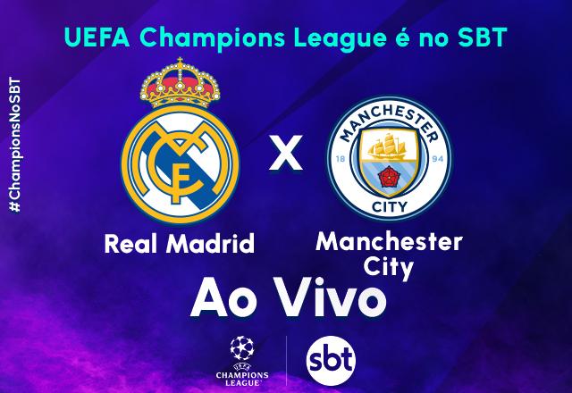 Real Madrid x Manchester City: onde assistir ao jogo da Champions League