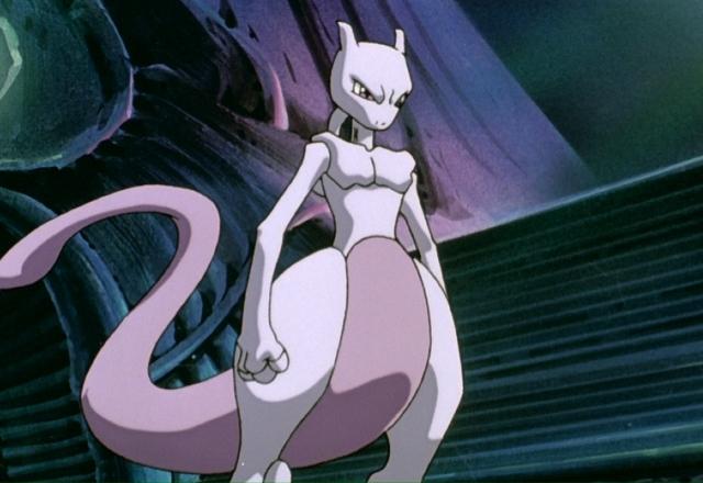 Em Pokemon O Filme: Mewtwo Contra-Ataca (2000) tem a famosa cena que Mewtwo  diz Eu