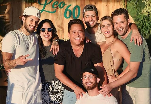 SBT TV | Leonardo Reúne Todos Os Filhos Em Festa De 60 Anos; Veja Fotos