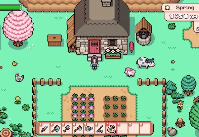 Fields of Mistria é novo jogo de fazenda ao estilo Stardew Valley