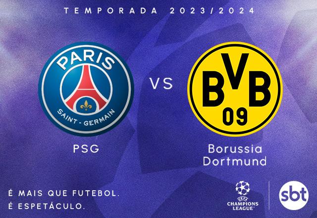 SBT transmite PSG x Borussia Dortmund pela Champions League - SBT