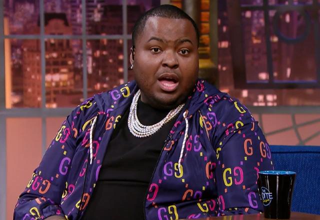 Sean Kingston no palco do The Noite.