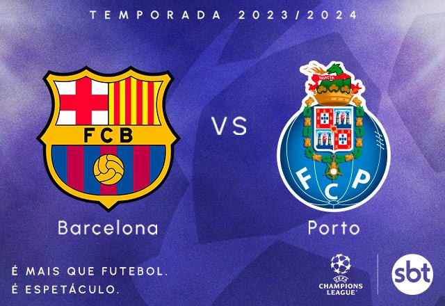 SBT transmite Barcelona x Porto pela Champions League - SBT