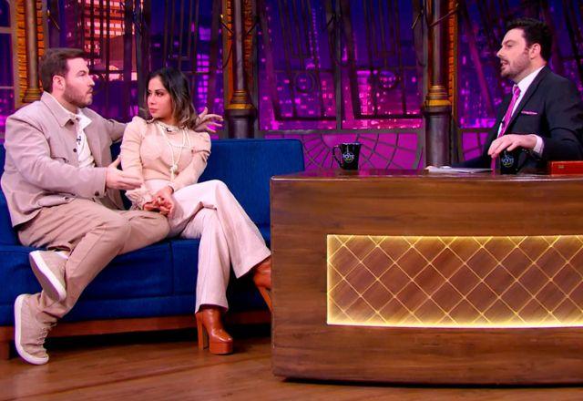 Maíra Cardi e Primo Rico no The Noite