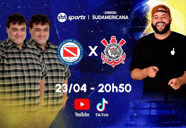 SBT Sports terá transmissão descontraída de Argentinos Juniors x Corinthians