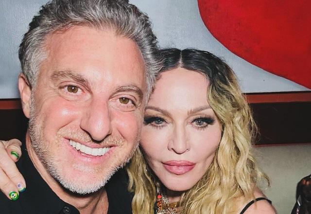 Luciano Huck e Madonna