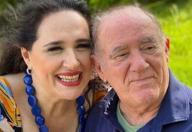 Lilian e Renato Aragão juntos
