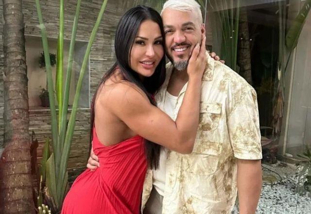 Gracyanne Barbosa e Belo em foto